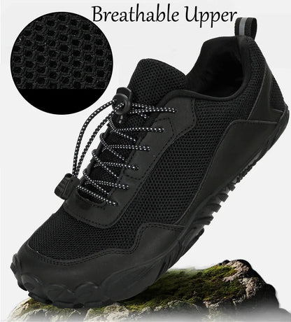 Men Barefoot Hiking Shoes Breathable Outdoor Sports Climbing Shoe Trekking Sneakers Non-Slip Comfort Man Casual Jogging Footwear