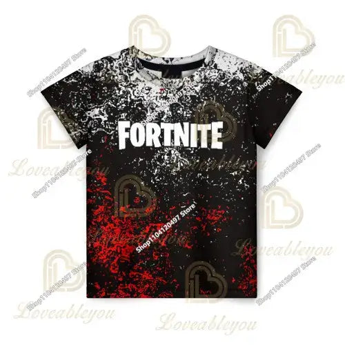 Fortnite T Shirt for Kids Banana Peely T-shirt Men's Women's Tshirt Battle Royale Game T Shirt Harajuku Summer Tops