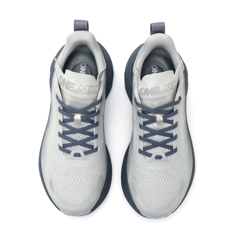 ONEMIX Bumper Max Jogging Running Shoes Unisex Lightweight Sneakers Road Wear-Resistant Fashion Sports Fitness Shoes