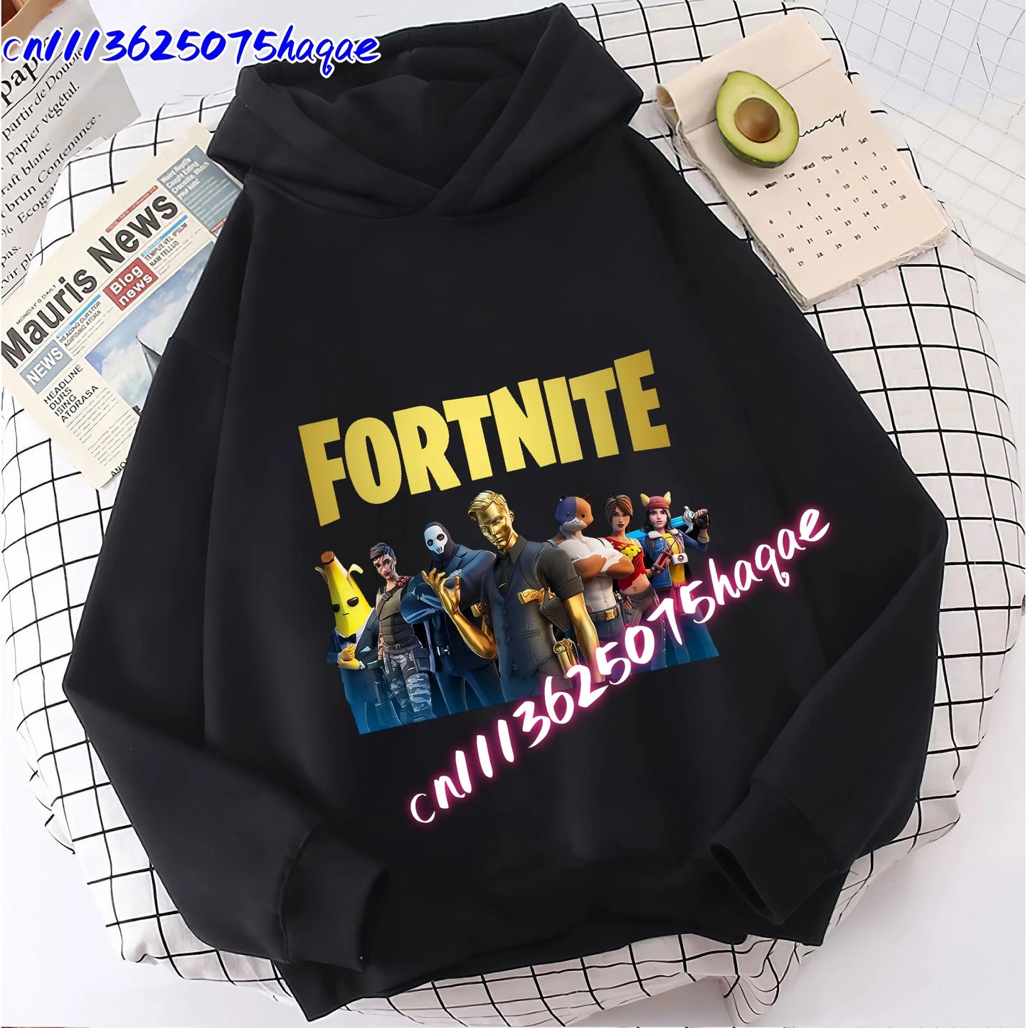 New Fortnites Kids Sweatshirts Cartoon Game Character Printed Hoodie Autumn Casuals Children Tops Winter Baby Boys Clothing