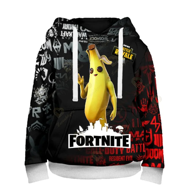 Fortnite Fans Hoodie 3D Battle Royale Print Cosplay Victory Printed Hoodies Men Women Children Hooded Streetwear Sweatshirts