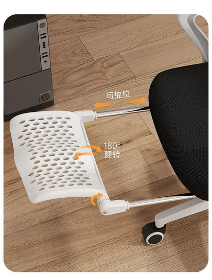 Ergonomic Reclining Office Chair with Lumbar Support, Adjustable Height Computer Chair, Comfortable Student Desk Chair, Gaming Chair for Home Office