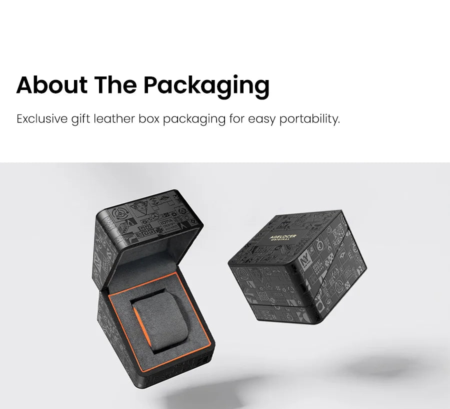 AGELOCER In-House Movement Premium Petite Seconde Men's Luxury Automatic Mechanical Watch Birthday Gift for Men