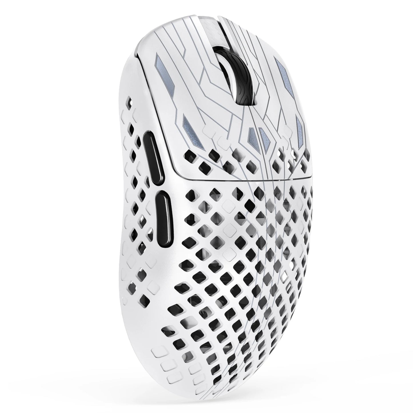 MAMBASNAKE M2 ultraleichte kabellose Gaming-Maus, PAW3395PRO-Sensor 40000 DPI, 41g Carbonfaser, Tri-Mode