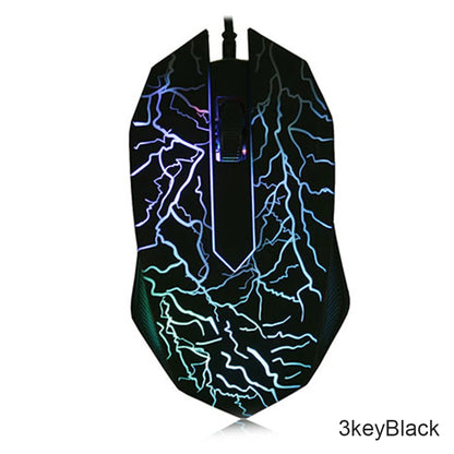 USB Wired Mouse Mouse Gamer LED Computer Gaming Mouse Colorful Professional Ultra-precise Game For Dota 2 For LOL Gamer 2400 DPI