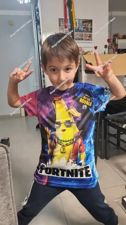 Boys and Girls Hoodies Fortnite Children's Pullover 3D Printed Hoodies Battle Royale Men's Hoodies Autumn Fashion Kids Clothing