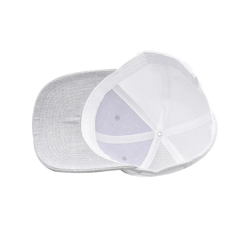 Baseballkasket til voksne Netkasket Lavt buet skygge Hat Unisex Sommerhat Åndbar hat med skygge Forår/efterår-kasket Hiphop-kasket med tæt pasform
