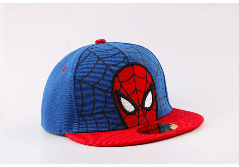 HotAnime Cartoon Spiderman Hats for Kids Toddler Baseball Cap Spring Snapback Hip Hop Adjustable Caps