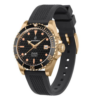 Boderry Bronze Watch Seaturtle Titanium Diver Luxury Wristwatch Automatic Mechanical Wristwatch Sport 200M Waterproof Luminous