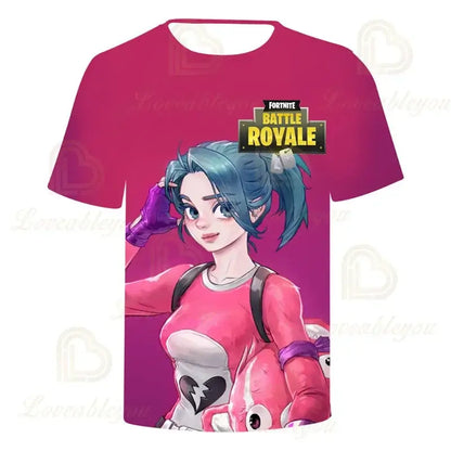 Fortnite Men and Women Victory Children's Wear Battle Royale 3d Swearshirt Boys Girls Clothes Tops Kids T-shirt Hero Teen Tops