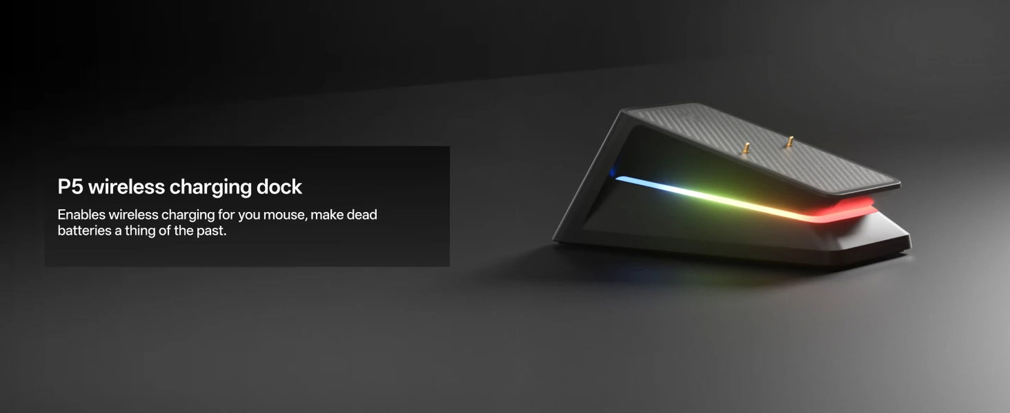 Mouse da gaming wireless Rapoo VT3S /VT3S MAX GEN-2, polling rate wireless True 8K, ultraleggero 49g, autonomia fino a 750Hr