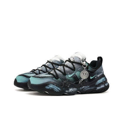 Nike Tech Hera Ink Blue Wanderer, Footprint Pioneer Low top Casual Shoes Unisex Black