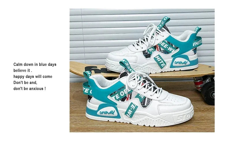 Chaussures de skateboard pour homme, baskets d'été, cuir, décontractées, mode, plein air, course à pied, sport, randonnée, tennis, semelles compensées, de créateurs, de luxe