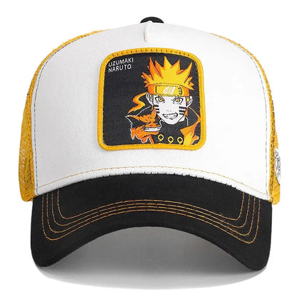 High Quality Naruto Snapback Baseball Cap Uchiha Itachi Anime Styles Cap Men Women Hip Hop Dad Adjustable Mesh Hat Trucker Hat