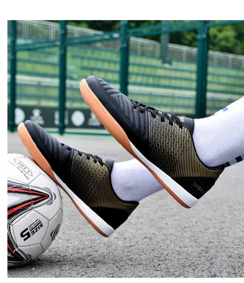 Chaussures de futsal pour homme - Chaussures de futsal professionnelles - Chaussures de football antidérapantes pour homme - Chaussures de football d'origine pour terrain dur - Chuteira Society Futebol