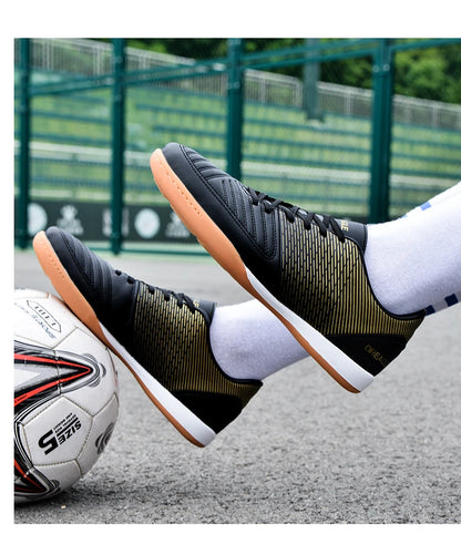 Chaussures de futsal pour homme - Chaussures de futsal professionnelles - Chaussures de football antidérapantes pour homme - Chaussures de football d'origine pour terrain dur - Chuteira Society Futebol