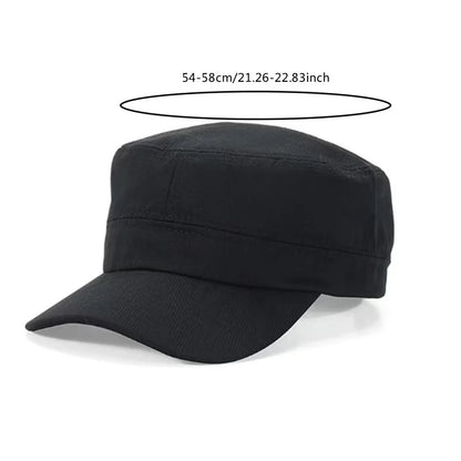 Casquette de baseball tactique militaire unisexe « Spring Solid » pour le sport en plein air, avec fermeture à pression, pour hommes et femmes, style marin