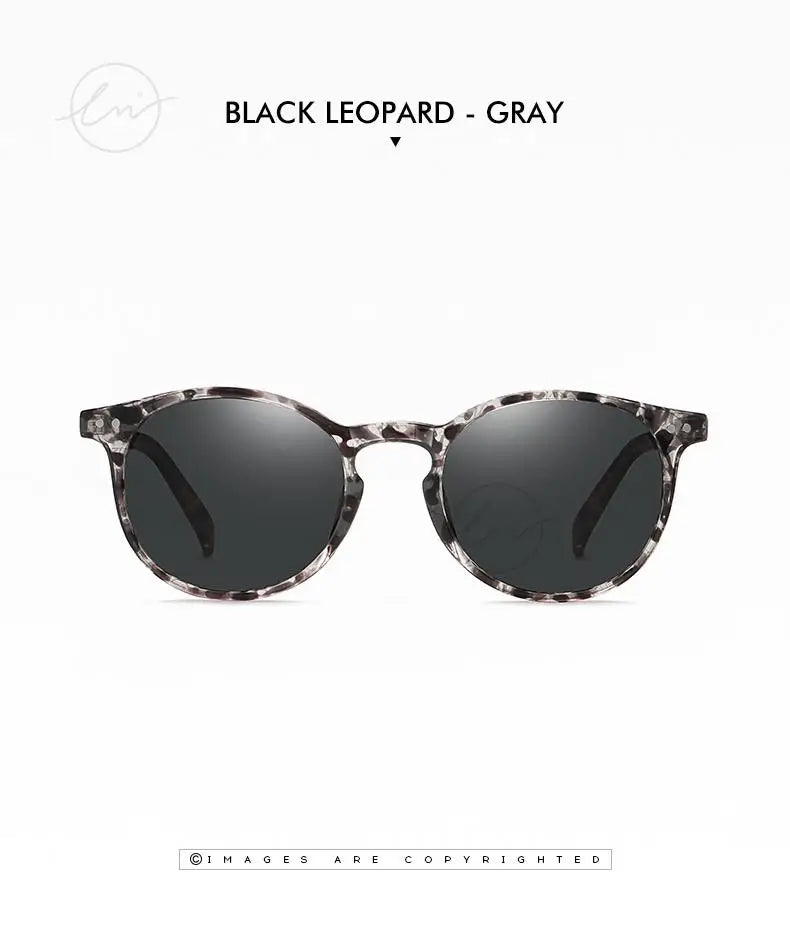LM Retro kulaté sluneční brýle pro ženy a muže, ultralehké, TR90, polarizované, unisex, brýle na řízení, vintage sluneční brýle, UV400, Gafas De Sol