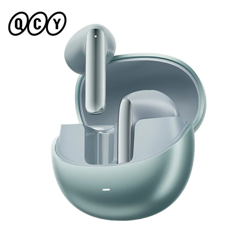 QCY HT10 AilyBuds Pro+ ANC Wireless Earbuds – Hi-Res LDAC Bluetooth 5.3 Earbuds, 6 Mic AI HD Call, Adaptive Noise Cancelling TWS Earphones with Multipoint Connection