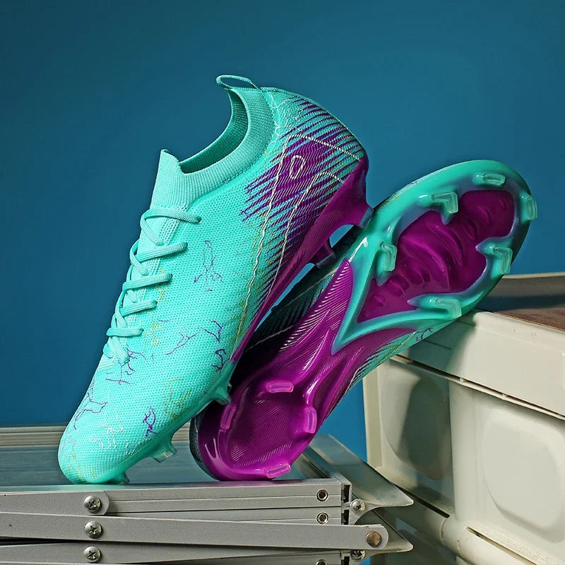 Chaussures de football pour homme, chaussures de foot antidérapantes, baskets d'entraînement FG, crampons de qualité supérieure, vente en gros, drop shipping, unisexe, adulte