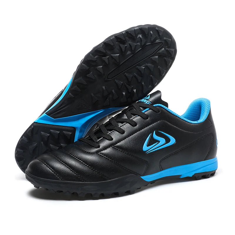 Zapatillas deportivas unisex de talla grande para entrenamiento y juego, para adultos, interior, exterior y césped, jóvenes y estudiantes, calzado de fútbol 39-45#