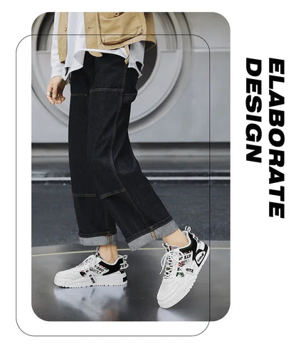 Chaussures de skateboard pour homme, baskets d'été, cuir, décontractées, mode, plein air, course à pied, sport, randonnée, tennis, semelles compensées, de créateurs, de luxe