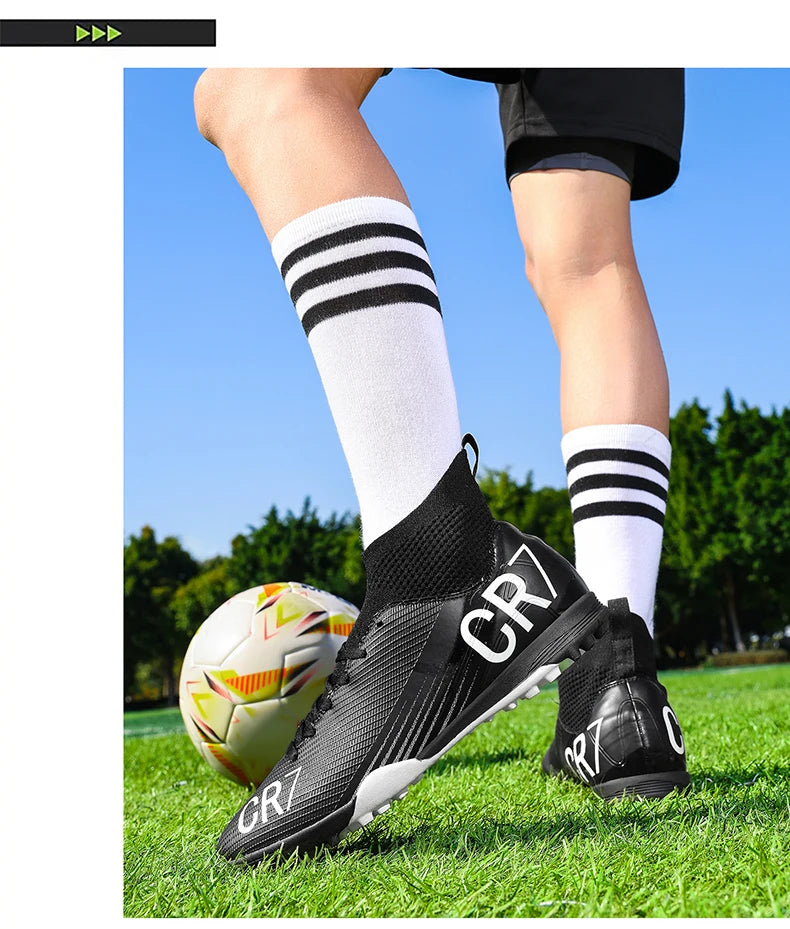 Chaussures de football pour homme, chaussures de futsal professionnelles, chaussures de football de haute qualité, crampons, femmes, unisexe, ultralégères, TF/FG, baskets