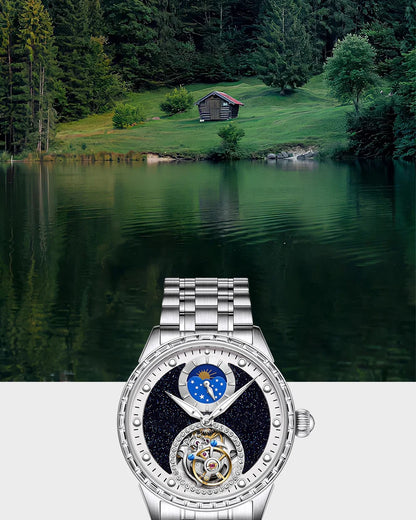 Tourbillon Master Men's Watch 2025 Limited Edition Luxury Business Watch Father Gift Automatic Movement