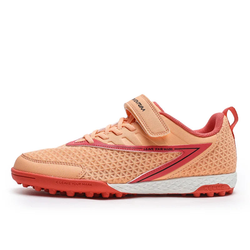 Chaussures de football pour enfants Kelme Tf Nail pour élèves du primaire – Chaussures de football à cinq sur gazon artificiel
