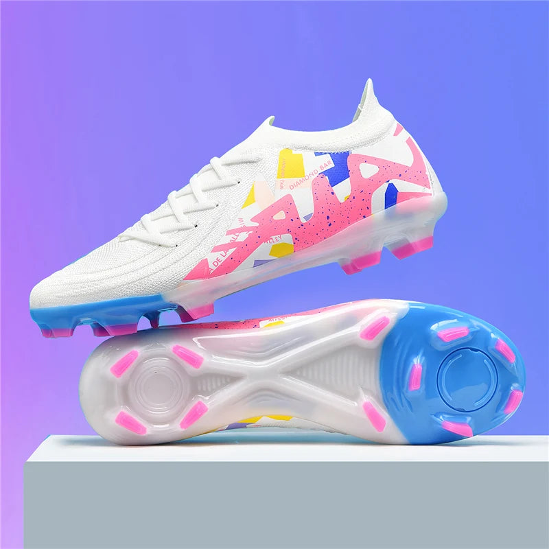 Chaussures de football professionnelles pour hommes, chaussures de foot pour adultes, crampons de football de club, chaussures d'entraînement ultralégères, baskets de football d'extérieur