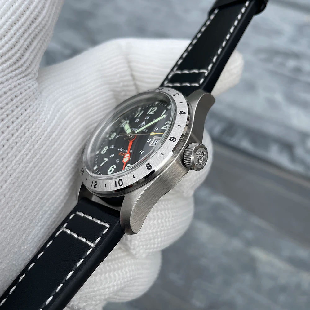 STEELFLIER Official SF792 GMT Mechanical Wristwatch NH34 Movement Super BGW9 C3 Luminous 200M Waterproof Men's Luxury Dive Watch