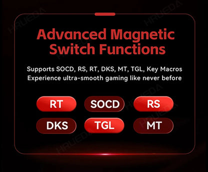 MADLIONS Mad 60he Mad60HE Mad 68HE mechanische Tastatur mit Magnetschaltern, kabelgebunden, Hot-Swap, 8K-Polling-Rate, personalisierte Gaming-Tastatur