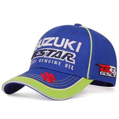 Suzuki Star Embroidery Baseball Cap 2026 Popular Motorcycle Racing Casual Fashion Sun Hat Duckbill Cap for Men Women