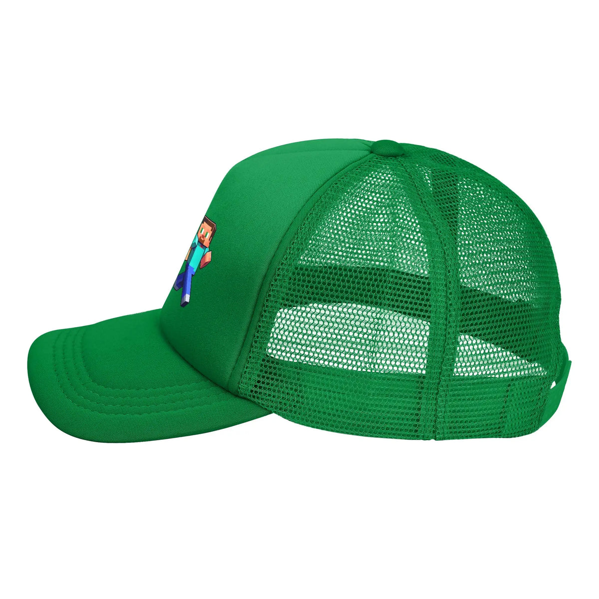 krępy poszukiwacz przygód odkrywa potwora Creepersa za sobą Czapka z daszkiem Czapki przeciwsłoneczne Czapki z regulowanym zapięciem typu snapback Czapka baseballowa z siateczką