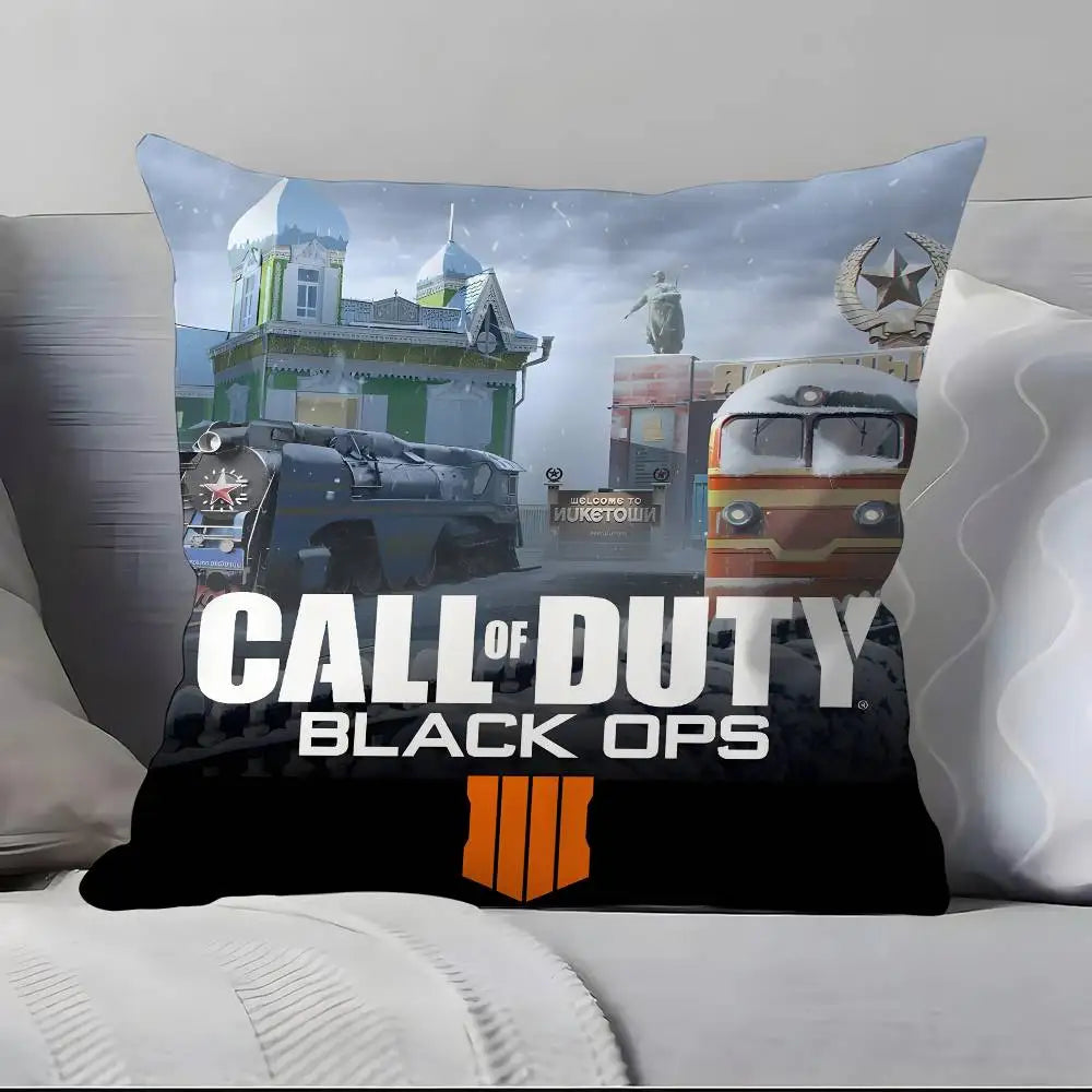 Game C-Call Of D-Duty Black O-Ops Anime Pillow Case Pillowcase Soft Skin Friendly & Comfortable With A Hidden Zipper