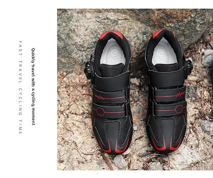 Unisex fietsschoenen met harde zool – 4-seizoenen racefietsschoenen met klikpedalen voor MTB en buitensporten