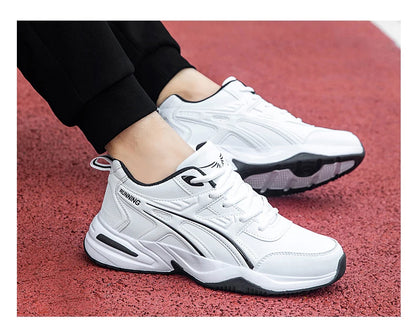 Men's classic retro casual sports shoes Four seasons soft-sole waterproof outdoor youth running shoes breathable light sneakers