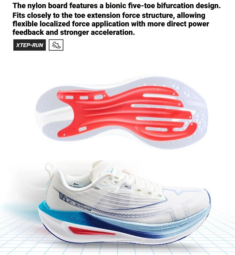 Xtep One Piece Modeling 5.0 Sneaker Women Stability Support Comfortable Breathable Durability Running Shoes  874218110037