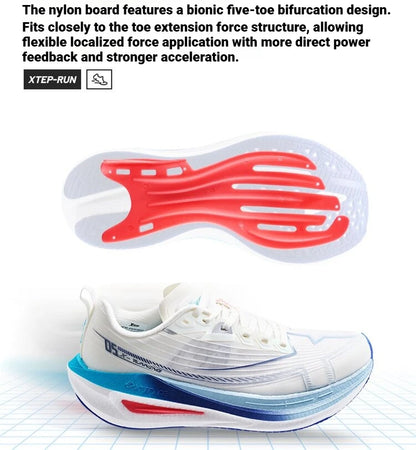 Xtep One Piece Modeling 5.0 Sneaker Women Stability Support Comfortable Breathable Durability Running Shoes  874218110037