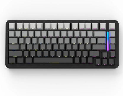 ATTACK SHARK M86 Wireless Mechanical Gaming Keyboard, 75% Gasket Hot Swappable RGB Custom Keyboard, Side Printed PBT Keycaps