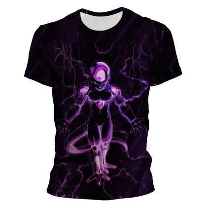 Men's Short Sleeved Cartoon 7 Dragon Ball Z T-shirt Children's Top T-shirt Children's Clothing Summer Short Sleeved Casual Wear