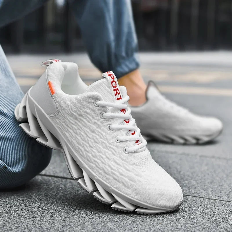 Chaussures de course pour homme à la mode, baskets de marche confortables pour homme, chaussures décontractées respirantes, chaussures de sport antidérapantes, baskets pour homme