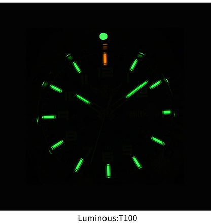 Yelang V1217 42mm Japan Eco-Drive Solar Watch Men's Watch 300M Diver Watch 30ATM Professional Waterproof Sapphire Luminous