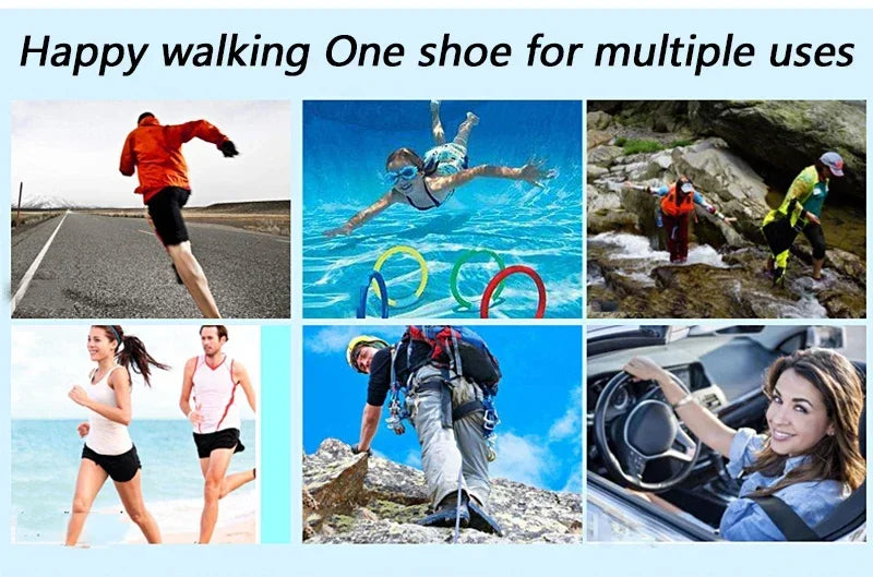 Leichte, erfrischende Aqua-Stiefel für Herren, atmungsaktive Outdoor-Wasserschuhe für Damen, rutschfest, strapazierfähig, Sport- und Wandersneaker