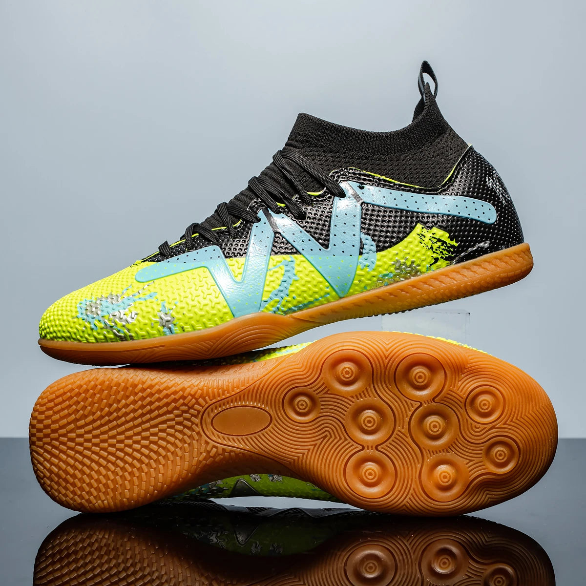 Chaussures de football pour homme, crampons Society, chaussures de football professionnelles, chaussures de football d'intérieur pour terrain rapide, baskets pour garçon, entraînement original