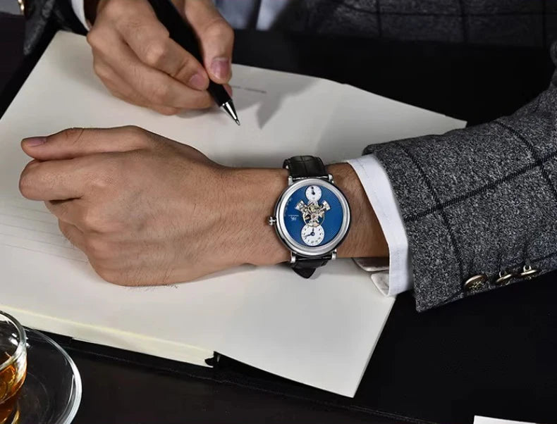 Shanghai Watch THE BUND Collection Men's Mechanical Watches Sky Dome Central Rotor Automatic Watch 43mm Case Sapphire Glass 820
