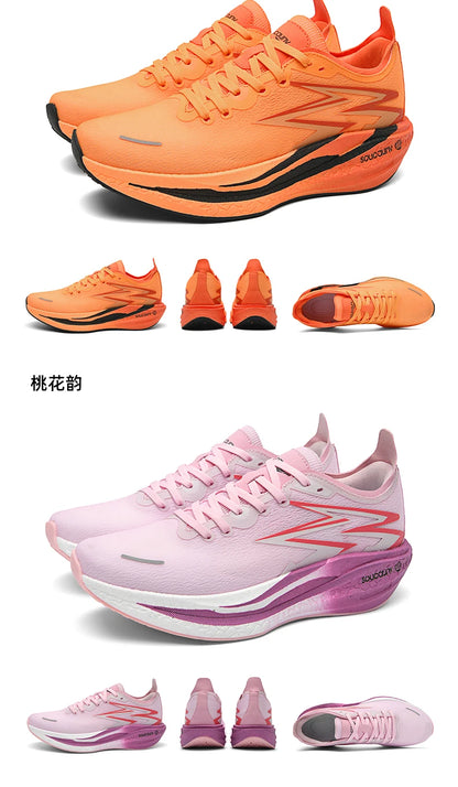 NEW Running Shoes Carbon Board Marathon Men Sports Breathable Lightweight Women's Comfortable Athletic Nonskid Sneakers Casual