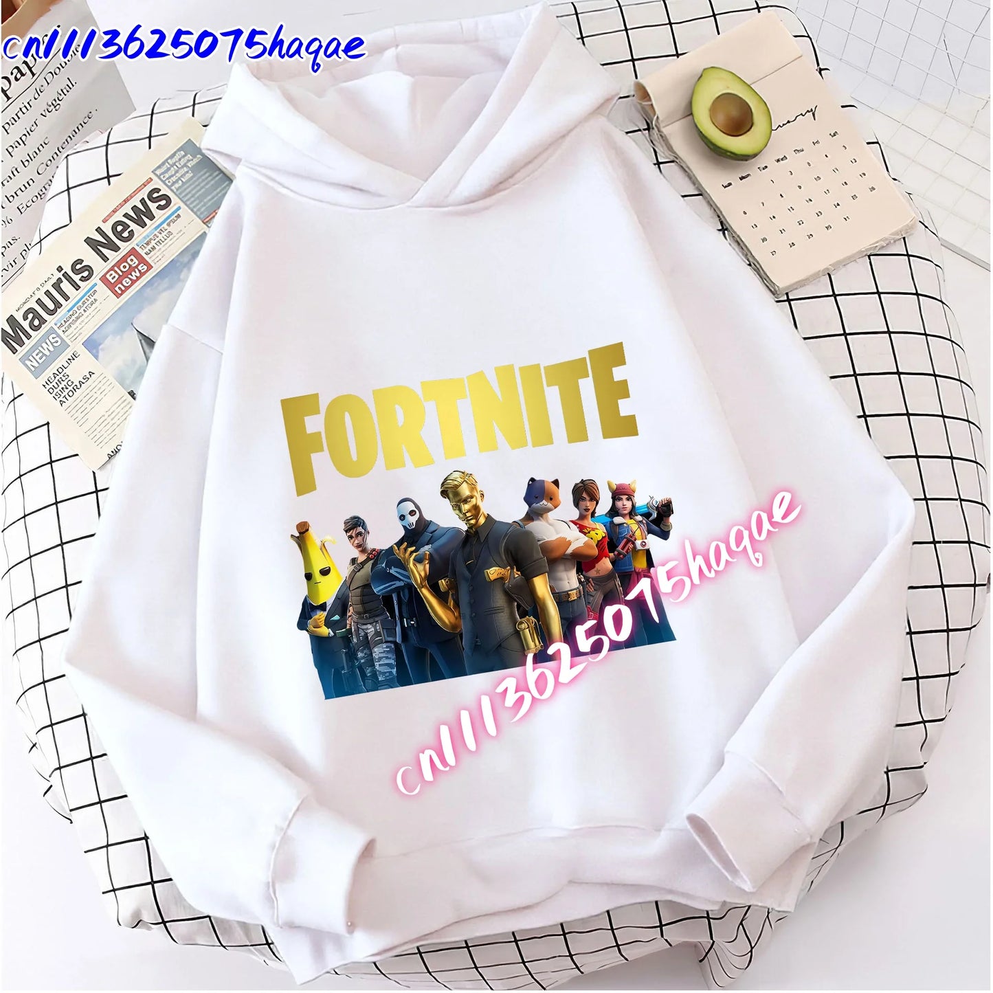 New Fortnites Kids Sweatshirts Cartoon Game Character Printed Hoodie Autumn Casuals Children Tops Winter Baby Boys Clothing