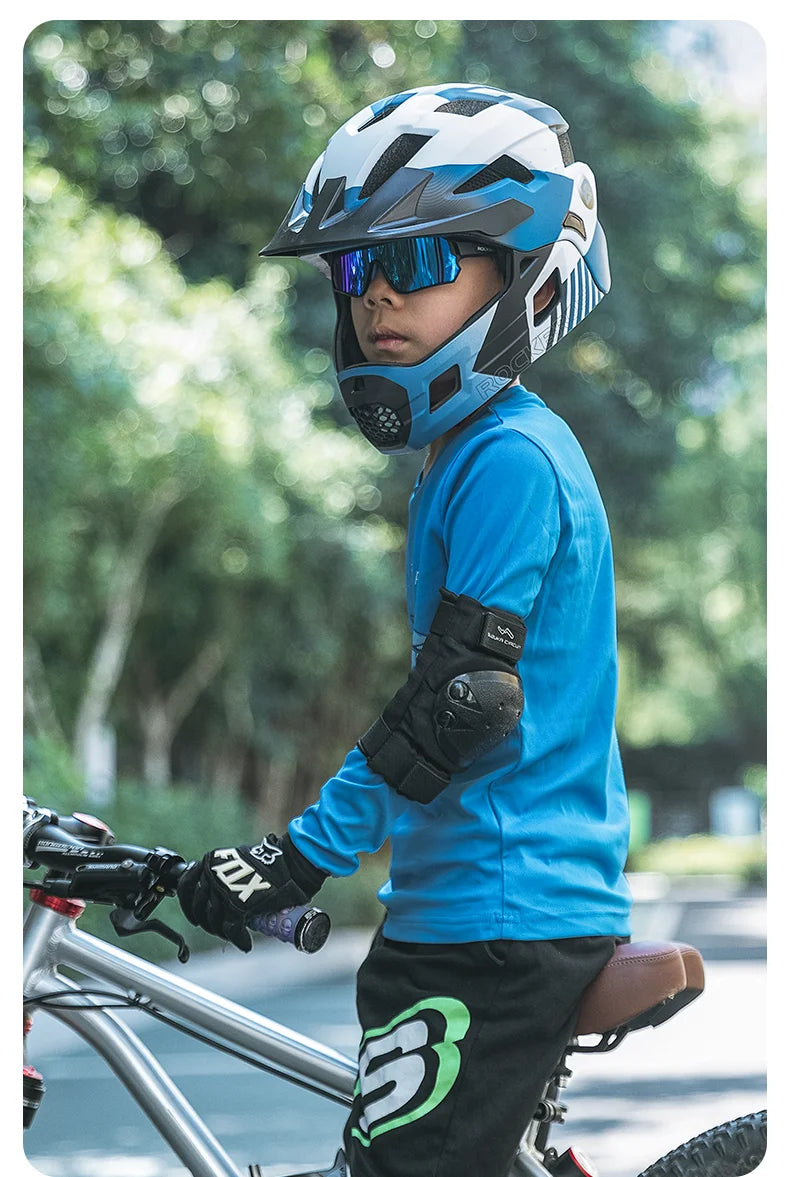 ROCKBROS Dětské polarizované fotochromatické cyklistické brýle s ochranou UV400, sluneční brýle pro outdoorové sporty, dětské brýle na horská kola (MTB)
