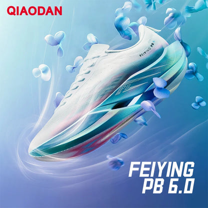 QIAODAN Feiying PB6.0 Men Running Shoes Professional Marathon Full Palm Suspended Carbon Plate Racing Sneakers QDB023261299